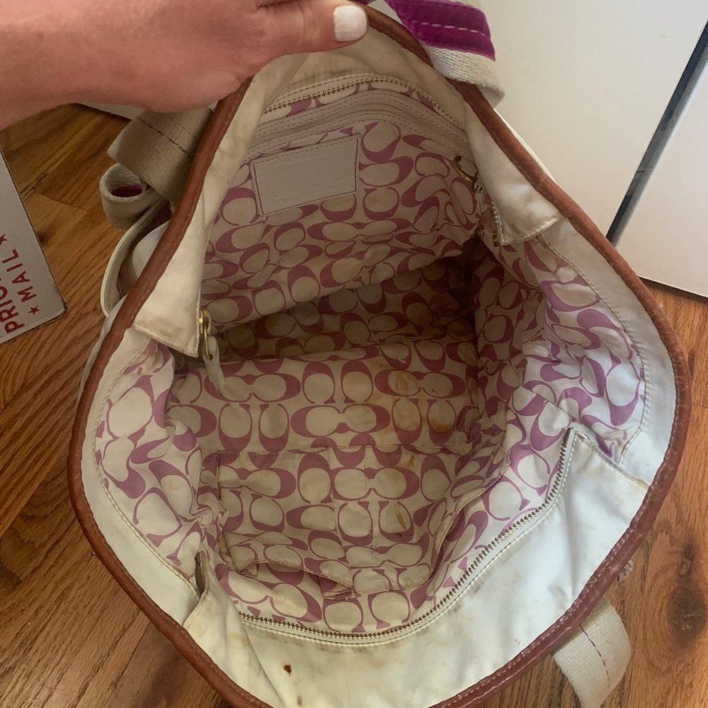 White Coach tote